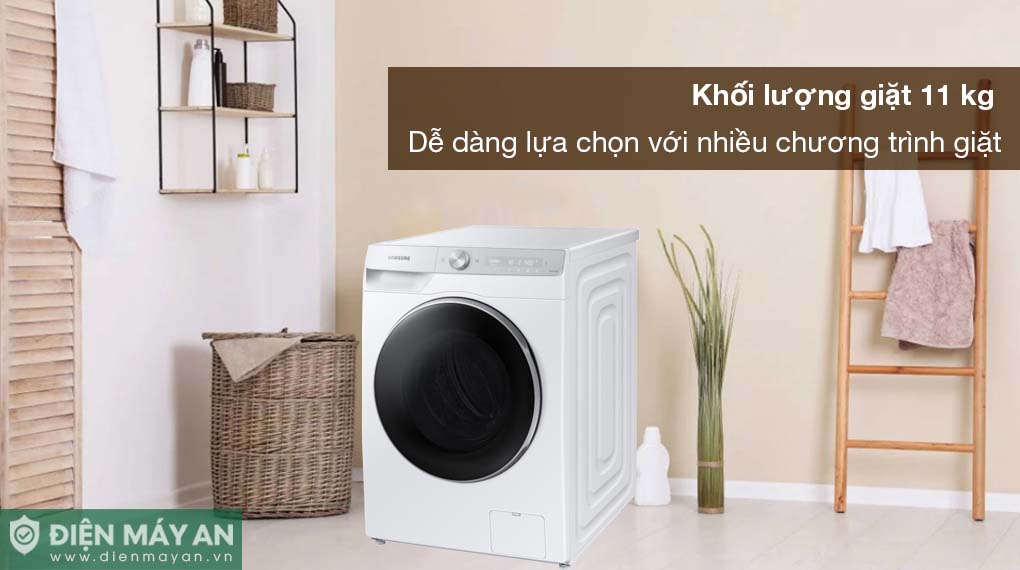 Máy Giặt Samsung AI EcoBubble Inverter 11 Kg WW11CGP44DSHSV